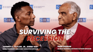 Surviving the Recession_ A Conversation with Ram Charan and Johnny C. Taylor
