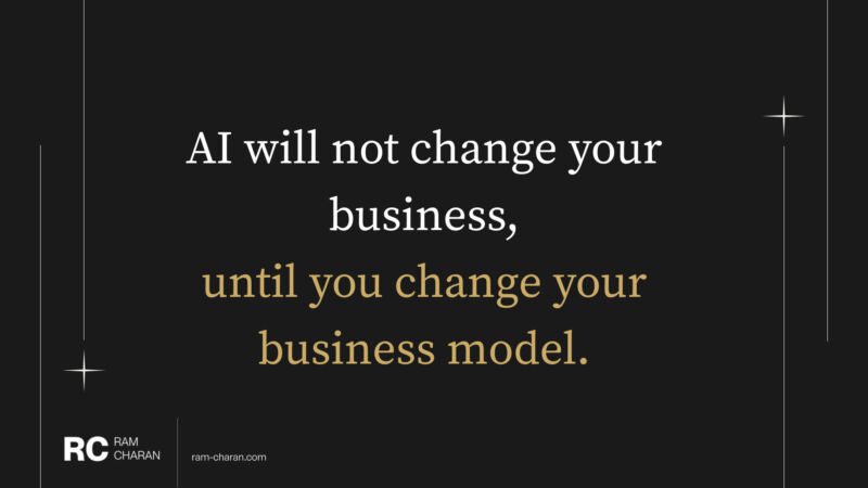 Image for the Tweet beginning: AI transformation is not a
